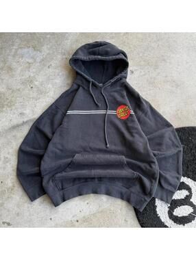 Y2K Santa Cruz Skater Faded Hoodie